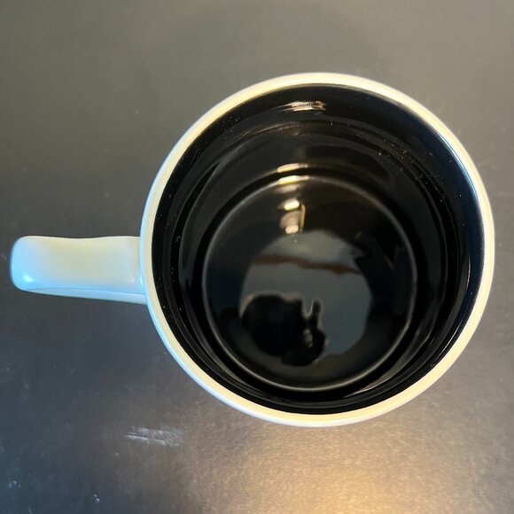 MODERN EXPRESSIONS Letter V Monogram Initial White Matte Finish Stoneware Mug - Picture 8 of 10